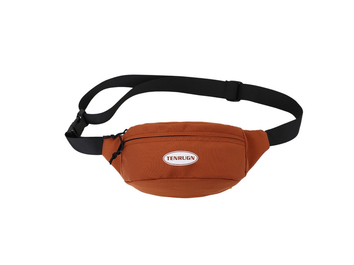 Bolsa Transversal De Nylon Laranja, Elegante E Leve.