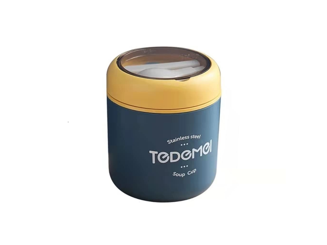 Lancheira Isolada, Copo De Sopa Isolado De Aço Inoxidável, Copo De Café Da Manhã Selado, Lancheira Isolada Conveniente Ehstmind