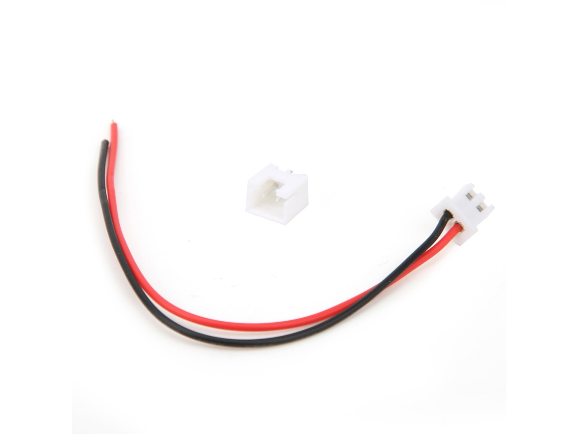 Conector Feminino Jst 2,5mm Ph 2 Pinos Com Fio De 120mm Da Laxiscreed Para Conexão De Baterias De Lítio