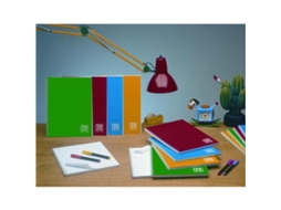 BLASETTI Caderno One Color e Bloco A5 60 Folhas Multicolorido