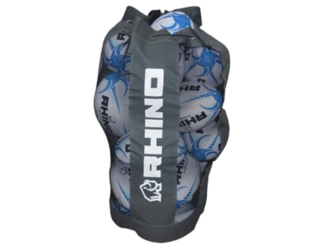 Saco de Bola Azul Up To 14 Ballsrhino Rugby