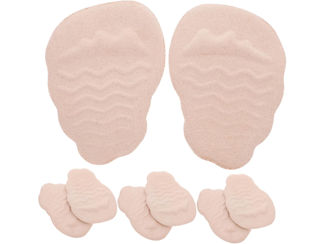 Conjunto De 4 Pares Protetores Gel Para A Parte Frontal Do Pé, Ideais Para Mulheres Oferecem Amortecimento Macio Os Pés