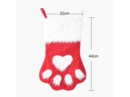 Meia De Natal Para Pets De Pêlos Longos Presente Infantil