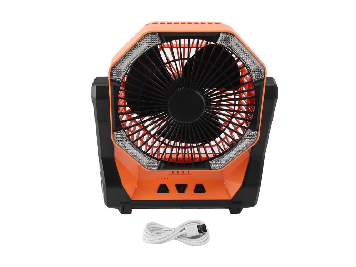 Ventoilha de Camping Portátil Luz Bateria 8000mah Recarregável