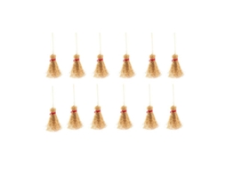 Mini Vassouras Decorativas para Halloween 12pcs Decoração de Festa Ornamentos de Bruxas