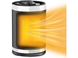 Aquecedor Elétrico Cerâmico 1500w 3 Velocidades Ventilador Silencioso Proteção Anti-caída E Sobre Aquecimento