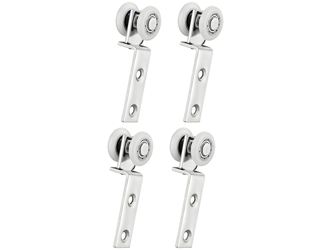 Conjunto De 4 Roldanas Para Portas De Correr, 20 Mm, Para Portas