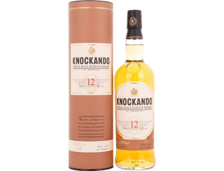 Uísque escocês single malt de 12 anos Knockando