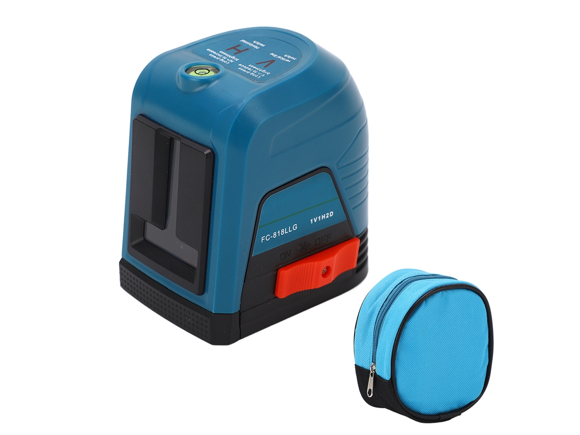 Nível A Laser Verde 2 Linhas Mini Cruzado Auto-nivelante Com Teclas Tácteis Ferramenta De Nível De Feixe Verde Para Azulejos De Parede
