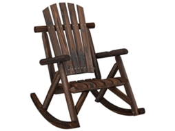 Garden Rocking Chair, Garden Rocking Chairs Vidaxl Marrom Madeira (n/a)