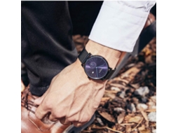 Lurelia Relógio Mecânico Masculino, Automático, Aço Inoxidável, Resistente À Água, Prata
