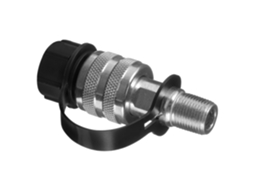 Conexão Rápida Hidráulica 3/8'' Com Tampa Protetora, Conexão Fêmea Em Aço.