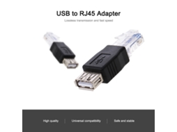 Adaptador Usb Para Rj45 (conecta Usb2.0 E Ethernet)