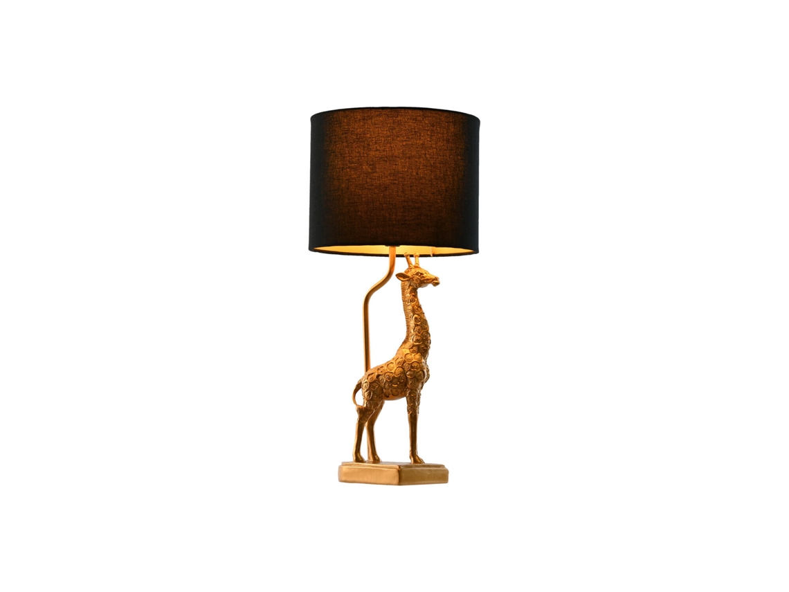 Abajur de Mesa Girafa em Resina de Poliéster, 20x20x53cm ALEXANDRA HOUSE LIVING