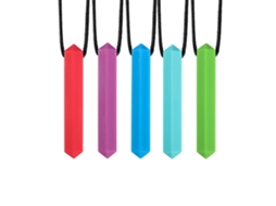 Colar Masticável LAXISCREED Silicone para Autismo Adhd Spd