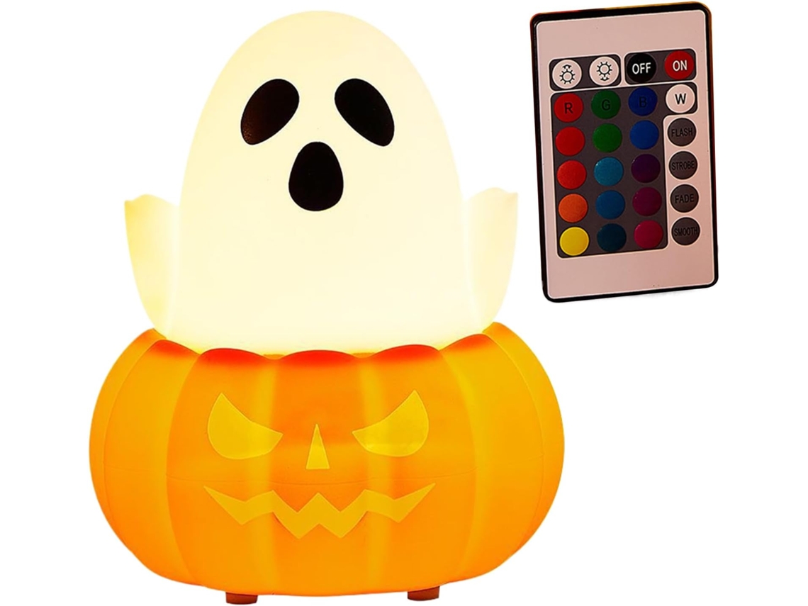 Luminária Noturna Fantasma Luminária Noturna Fantasma De Silicone Para O Halloween Decorações Le Gokoco