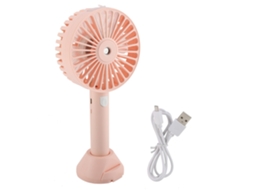 Ventilador De Névoa Portátil Recarregável Laxiscreed, 2 Em 1, De Mesa E Portátil Para Máximo Conforto