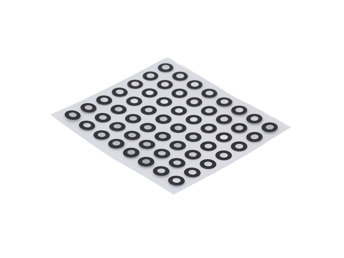 Marcadores De Varredura 3d 6mm Od 3mm Id Reflexivos Difusos Para Rastreamento Óptico Preciso Do Scanner