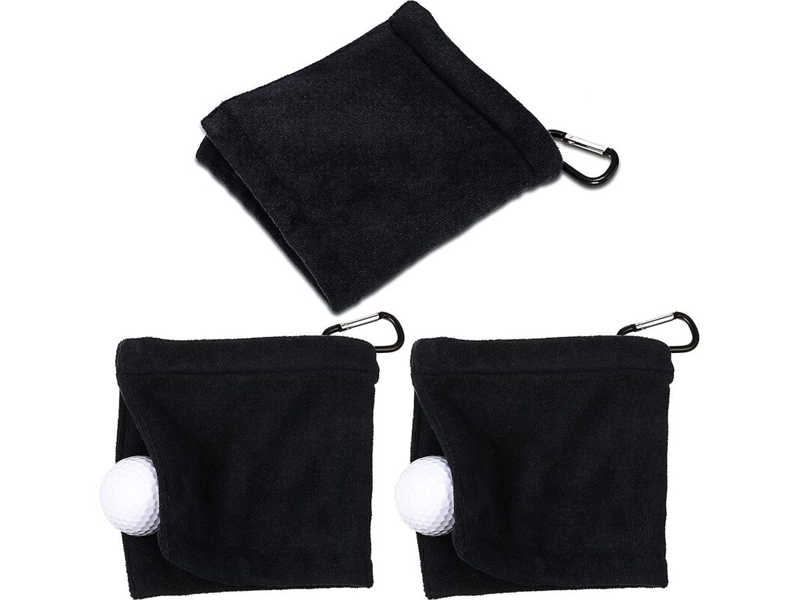 Rebe-toalla De Golf 5.5x5.5 Polegadas Húmida Y Seca Com Clip Para Pelota Y Palos De Golf