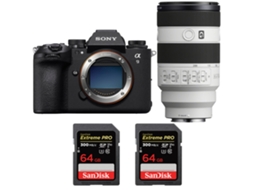 A9 Iii + Fe 70 200mm F/4 Macro G Oss Ii + 2 Sandisk 64gb Uhs ii 300mb/s + Ebook “20 Dicas para Fotos Que Impressionam” SONY