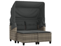 Garden Sofa, Garden Sofas Vidaxl Cinzeto Rattan / Vime (n/a)