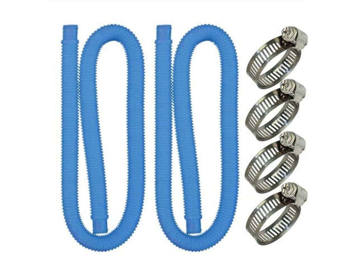 Kit de mangueiras de reposição para piscina, 2 mangueiras e abraçadeira NOVA LINE