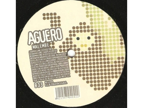 Vinil Malembe, William Aguero Blanco Y Negro