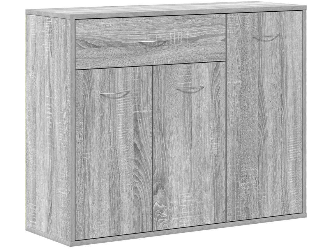 Sideboard, Sideboards Vidaxl Cinzeto Madeira Processada (n/a)