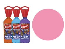 Tinta Tecido 35Ml Acripuff Rosa 537 Acrilex 
