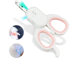 Tesoura Unhas Pet Led Seguro