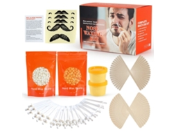 Kit de Depilação Nasal com Cera em Grãos, Copos para Micro-ondas e Espátulas para o Nariz (2026)