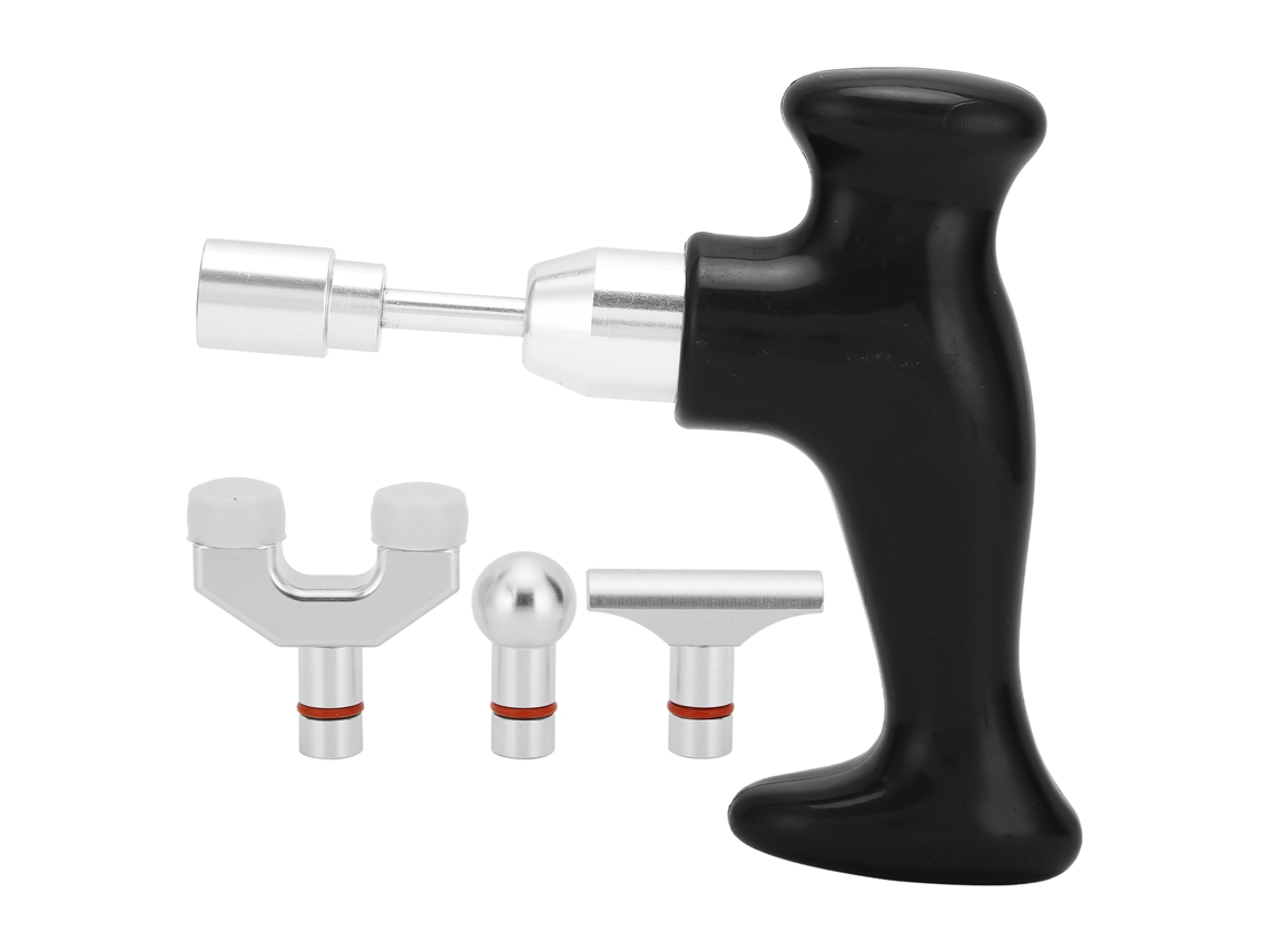 Massageador de pressão de pontos de gatilho, ferramenta de massagem de tecido profundo com 3 cabeças de substituição Brilvibera