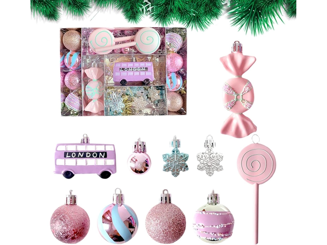 Bolas De Natal Artificiais Em Formato De Rosquinha | Decorações