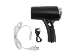 Aetheria secador de Cabelo com Íons Negativos Abs Vento Quente e Frio Silencioso Portátil para Casa Viagem Dormitório Secagem Rápida Preto