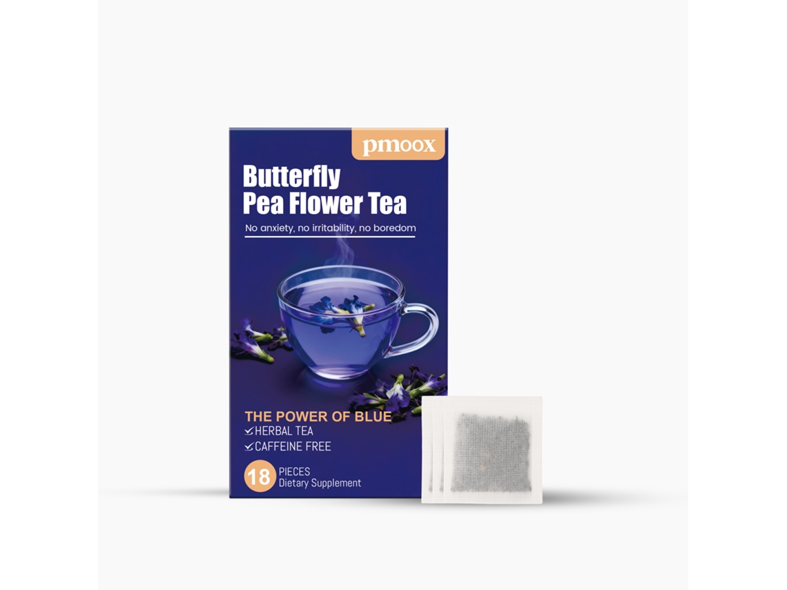 Erva Butterfly Pea, Chá Calmante para Relaxar Corpo e Mente LAXISCREED
