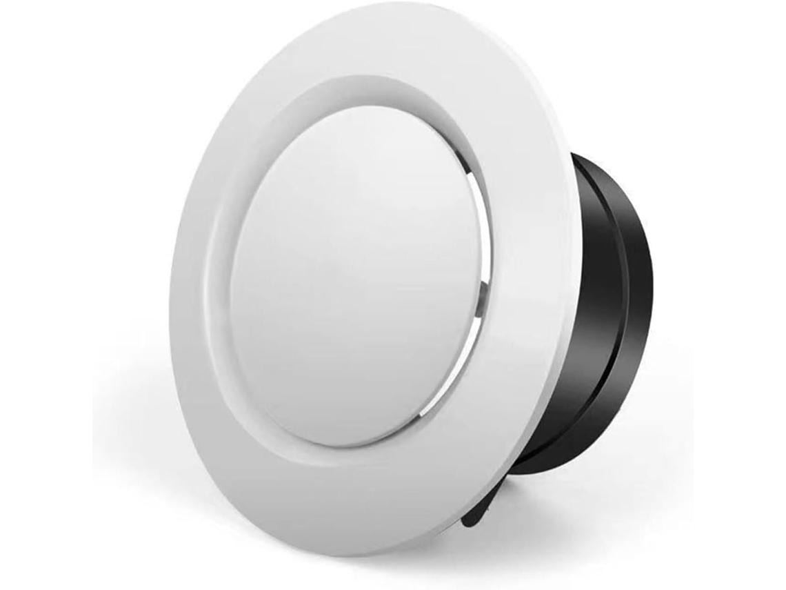 Grelha de Ventilação em ABS, difusor de ar redondo, tampa com volume ajustável