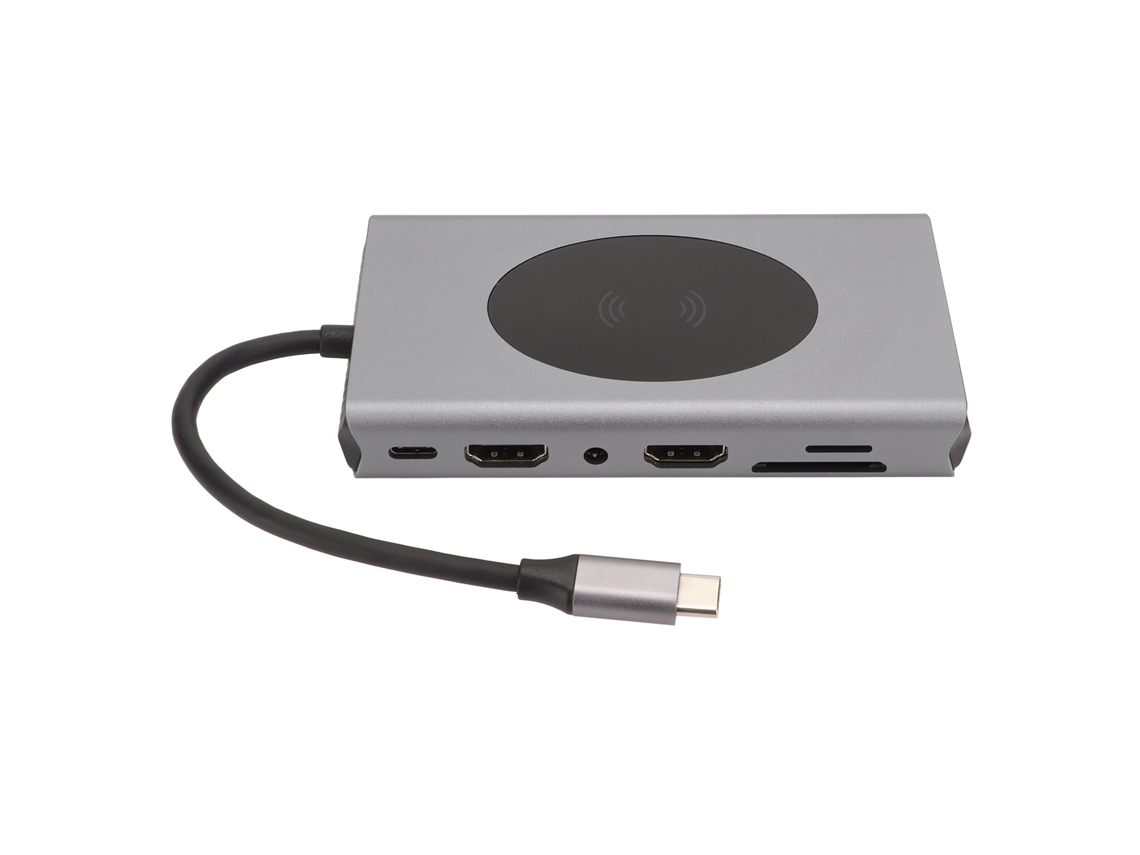Docking Station (type-c Para Hdmi Vga) 14-em-1 Type-c Para Hdmi*2+vga+usb3.0*5+...