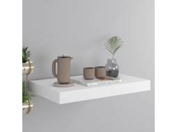 Prateleira De Parede Suspensa 40x23x3,8 Cm Mdf Branco Dkd Home Decor