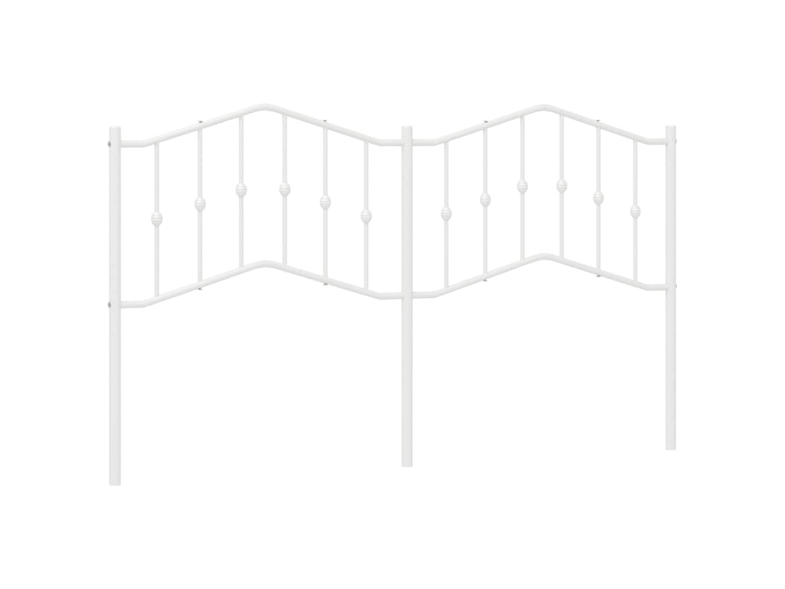Cabeceira de substituição de 180 cm em metal branco, exclusiva da MAISON.