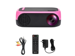 Projetor Portátil LAXISCREED Hd 1080p Led Vermelho Preto