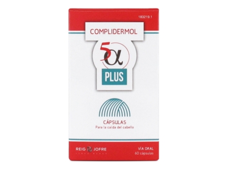 Queda de cabelo  cápsulas 5 Alpha Plus 60 cápsulas