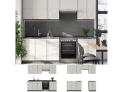 Cozinha Fame Line, 240cm Sem Pt, Grisbeige/antracite, Antracite, Vicco