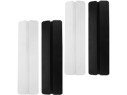 Iplusmile Rampa De Acesso Para Portões, 4 Peças, Para Escadas E Portas Internas, Placa De Plástico Resistente Ao