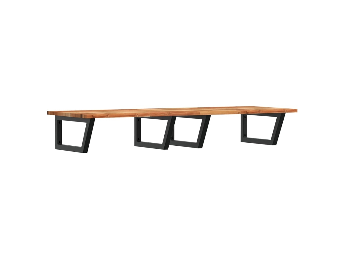 Basin Shelf, Basin Shelves Vidaxl Marrom Madeira De Acácia (120 X 50 X 2 Cm)