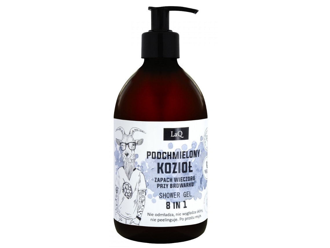 Gel de banho masculino com aroma de cerveja artesanal, 500ml Laq