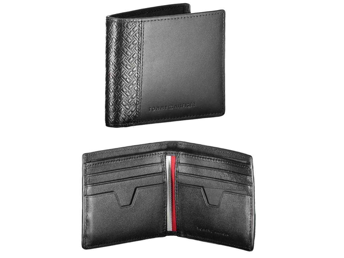 Carteira de best sale couro tommy hilfiger