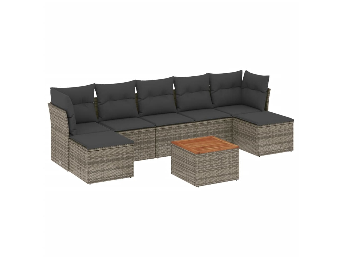 Garden Sofa Set, Garden Sofa Sets Vidaxl Cinzeto Rattan / Vime (n/a)