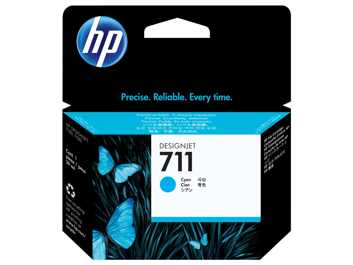 Tinteiro Hp Ciano