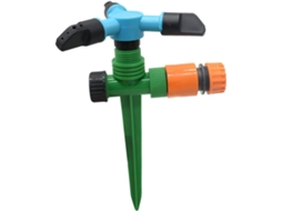 Aspersor Giratório de 6 Mm para Irrigação Gramados e Jardins, Bico por Névoa 360 Graus Estufas, Gotejamento S/MARCA