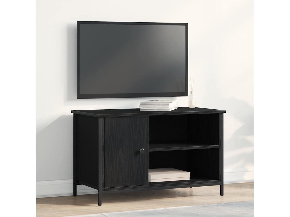 Vidaxl Gabinete Para Tv 80 X 40 X 50 Cm Carvalho Preto